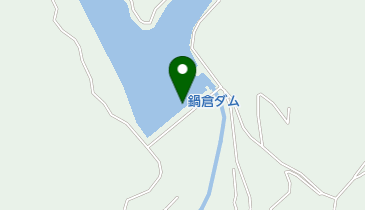 鍋倉ダムの地図画像