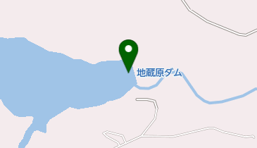 地蔵原ダムの地図画像