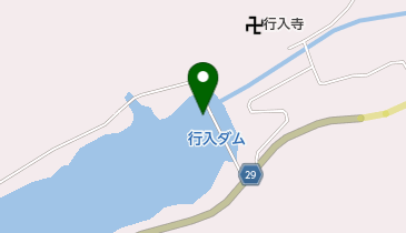 行入ダムの地図画像