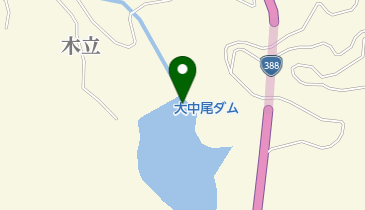 大中尾ダムの地図画像