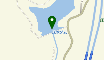 床木ダムの地図画像