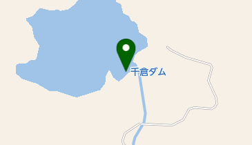 千倉ダムの地図画像