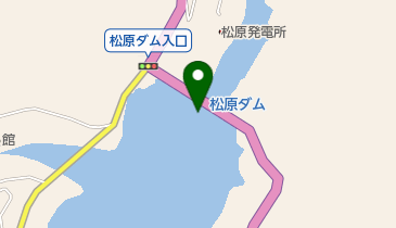 松原ダムの地図画像