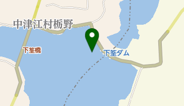 下筌ダムの地図画像