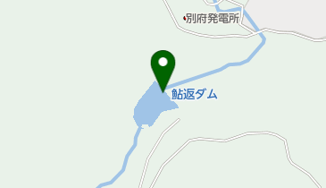 鮎返ダムの地図画像