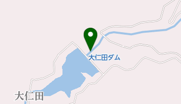 大仁田ダムの地図画像