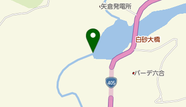 白砂ダム [別名] 白砂川の地図画像