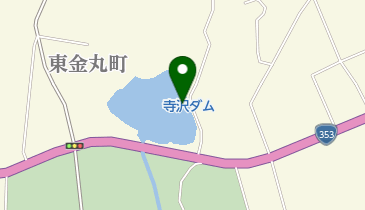 寺沢ダムの地図画像