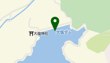 大塩ダムの地図画像