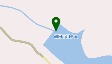 朝日小川ダムの地図画像
