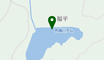 布施川ダムの地図画像