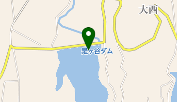 是ヶ谷ダムの地図画像