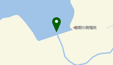 葛野川ダムの地図画像