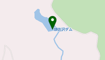 頭佐沢ダムの地図画像