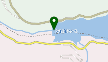 矢作第二ダムの地図画像