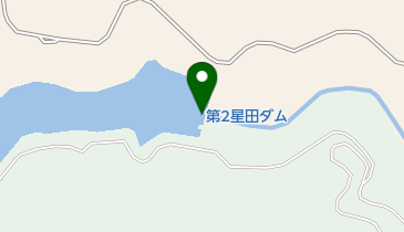 第2星田ダムの地図画像