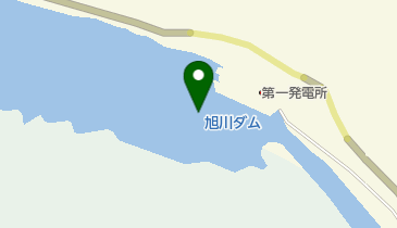 旭川ダム (岡山市)の地図画像