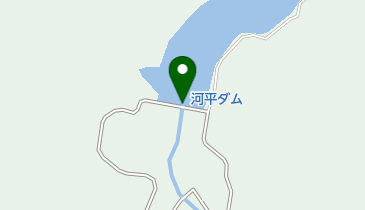 河平ダムの地図画像