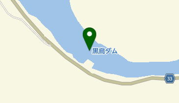 黒鳥ダムの地図画像