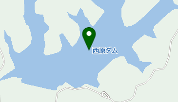 西原ダムの地図画像