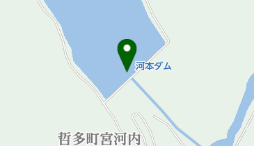 河本ダムの地図画像