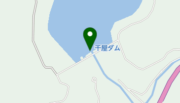 千屋ダムの地図画像