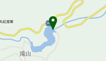滝山ダムの地図画像