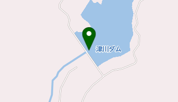 津川ダムの地図画像