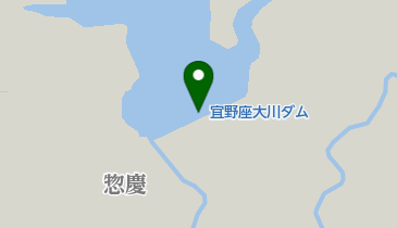 宜野座大川ダムの地図画像