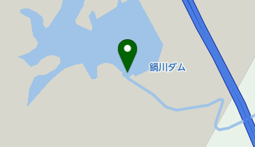 鍋川ダムの地図画像