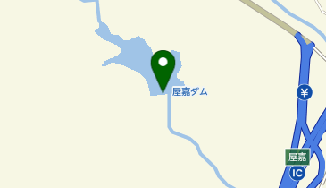 屋嘉ダムの地図画像