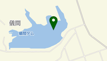 儀間ダムの地図画像