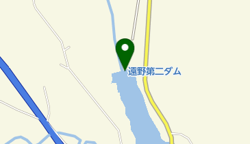遠野第2ダムの地図画像