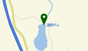 遠野ダムの地図画像