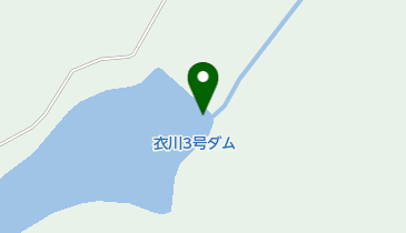 衣川3号ダム [別名] 北沢ダムの地図画像
