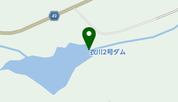衣川2号ダム [別名] 川内ダムの地図画像