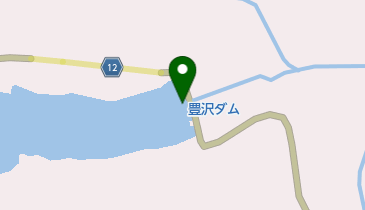 豊沢ダムの地図画像