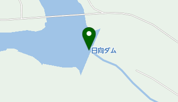 日向ダムの地図画像