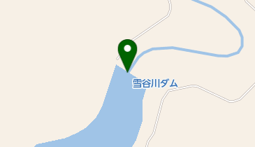 雪谷川ダムの地図画像