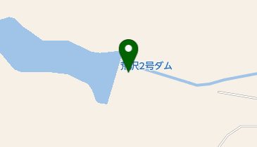 荒沢2号ダム [別名] 鍋越防災ダムの地図画像