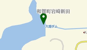 入畑ダムの地図画像