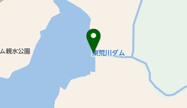 東荒川ダムの地図画像