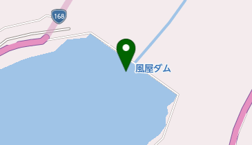 風屋ダムの地図画像