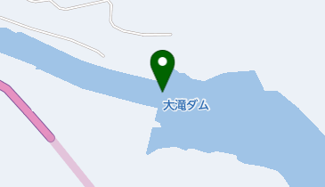 大滝ダムの地図画像