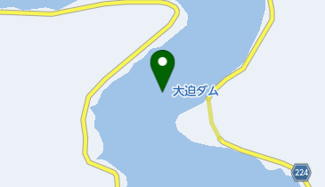 大迫ダムの地図画像