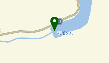 九尾ダムの地図画像