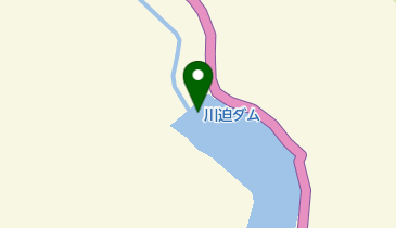 川迫ダムの地図画像