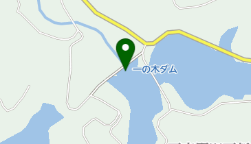 一の木ダムの地図画像