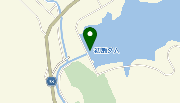 初瀬ダムの地図画像