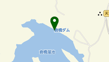 倉橋防災ダムの地図画像